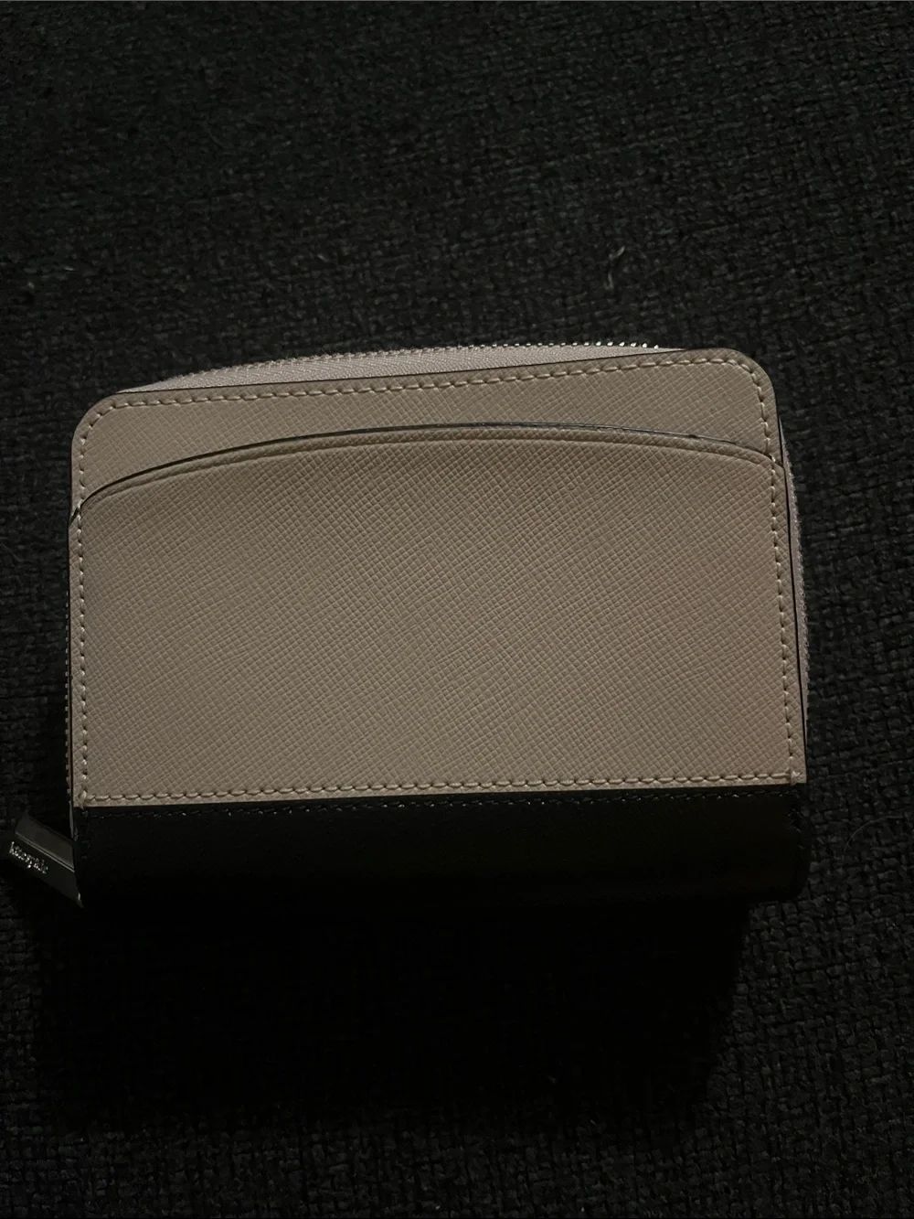 kate spade Two-Tone Zip Wallet - Blush & Black